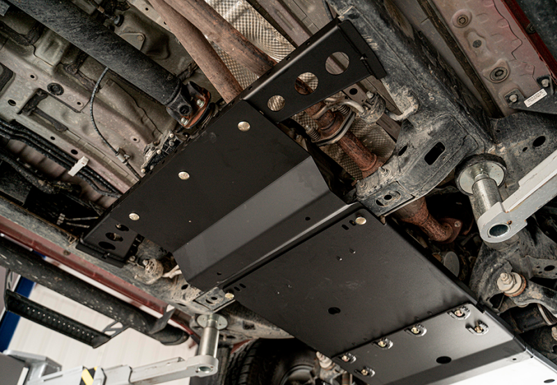 Toyota Tacoma Skid Plate - Transfer Case - Cali Raised LED - Steel / Powder Coat - `05-`15